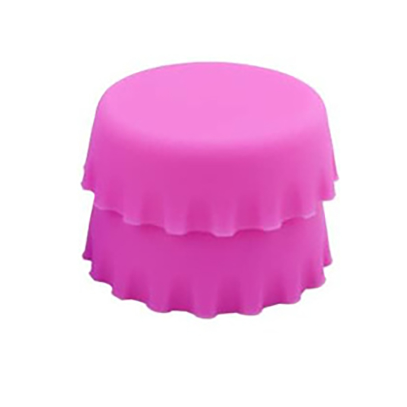 Tapa de botella de cerveza de silicona, cubierta conservante, tapa de botella, vinagre, corctel de soja, 3cm, tapón de vino, accesorios de Bar, 2/6/12 Uds.: Verde claro