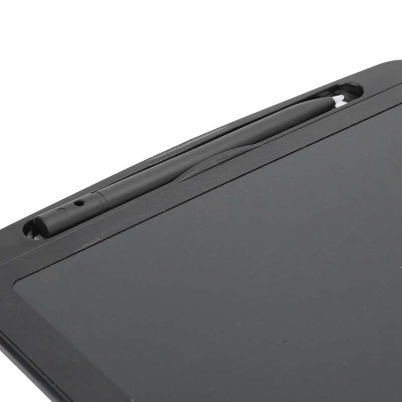 12inch LCD Writing Tablet Split Screen Electronic Drawing Board Ruler Mouse Pad flexible LCD screen Handwriting Tablet Black