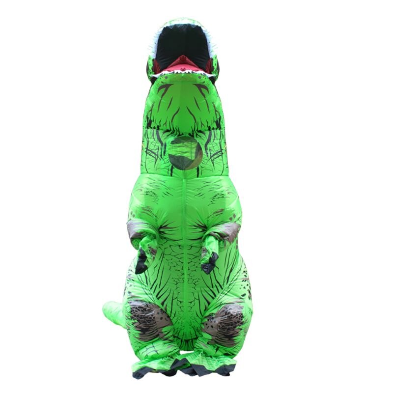 Shop. Inflatable Dinosaur Cosplay Costume Child Adults Halloween Blowup Outfit: S / Grass green