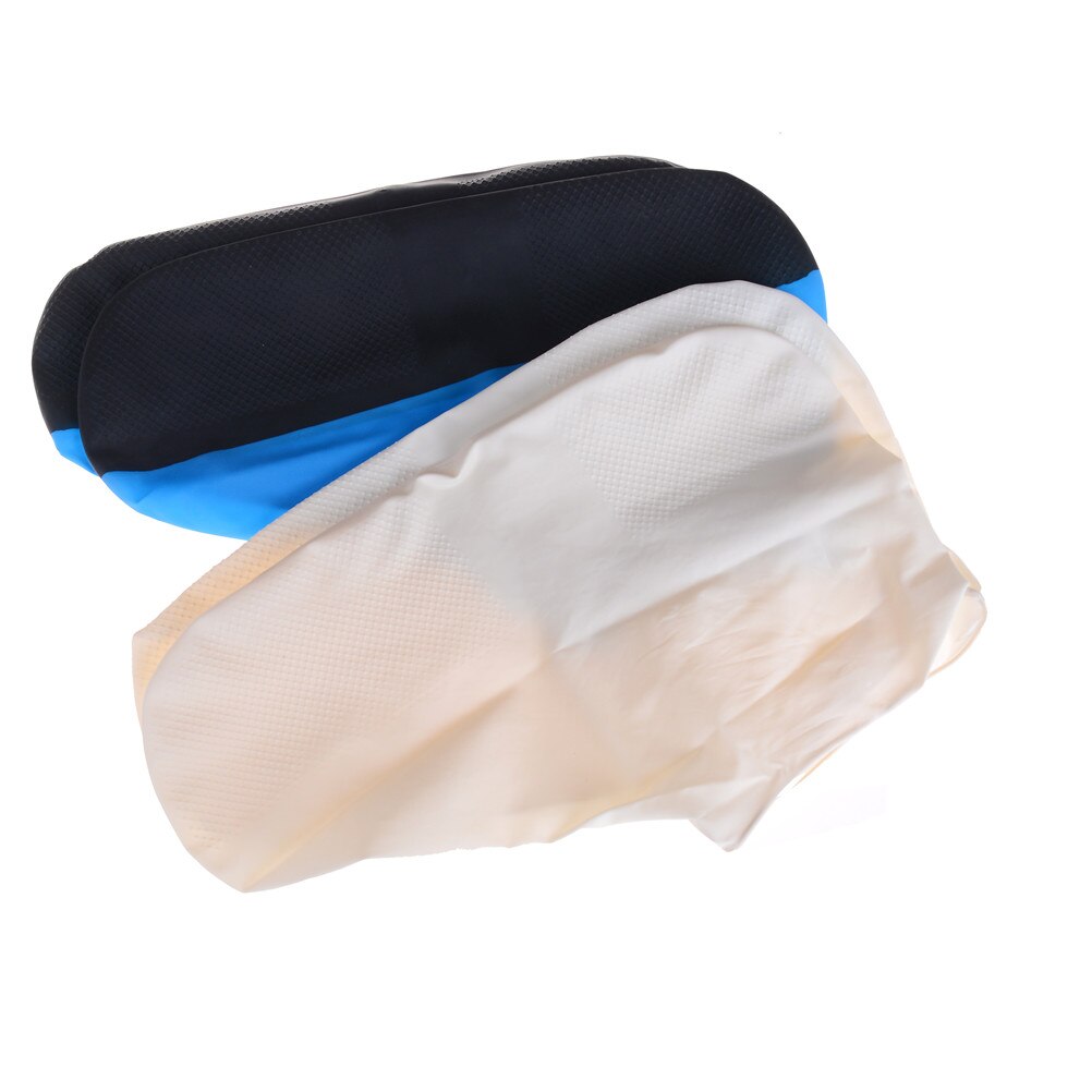 2 st skor lätt att bära överdragsskor rivsäker stövelskydd elasticitet latex regnskydd vattentätt skoskydd för män kvinnor
