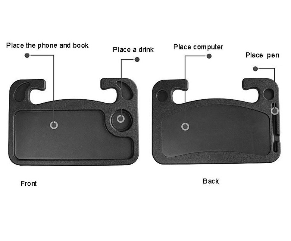 computer portatile per auto supporto da scrivania supporto per volante mangiare lavoro bere cibo caffè merci vassoio accessori per auto