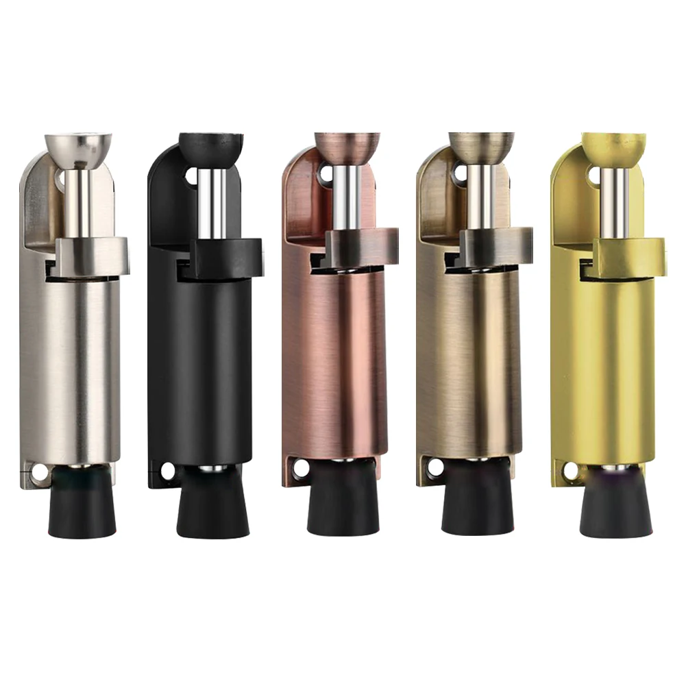 Butoir de porte télescopique, butée de porte à ressort, position réglable en métal avec cales de frein à pied pour couture inférieure de porte