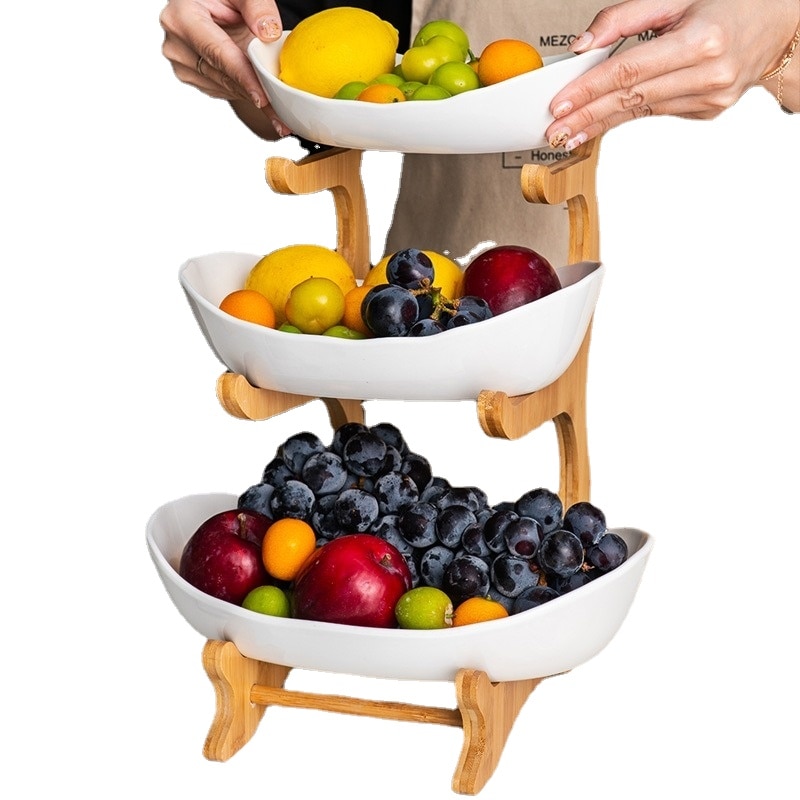 Plato de plástico para fruta seca, cesta de plástico para aperitivos, , Moderno
