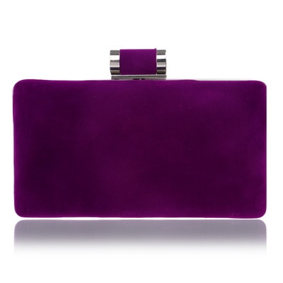 YINGMI women evening bags clutch evening bag black red handbags with chain women messenger shoulder bags: YM1053purple