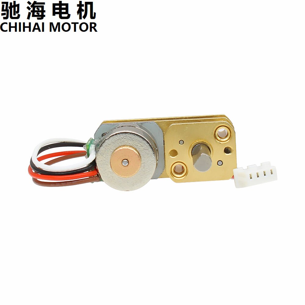 ChiHai Motor CHS-GM1024-10BY 2 phase 4 wire Stepper Gear Motor 39 Ohm DC 12.0V RATIO 500 200 50