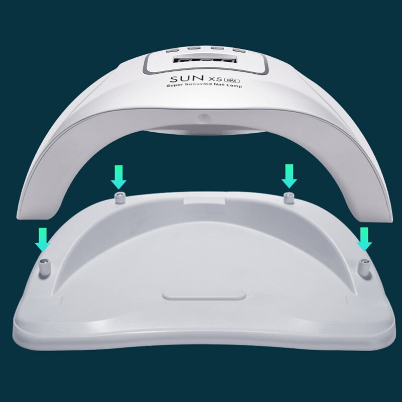 Nagel uv lampa gel polish torktumlare uv härdande ljus manikyr maskin hög effekt nagel led lampa