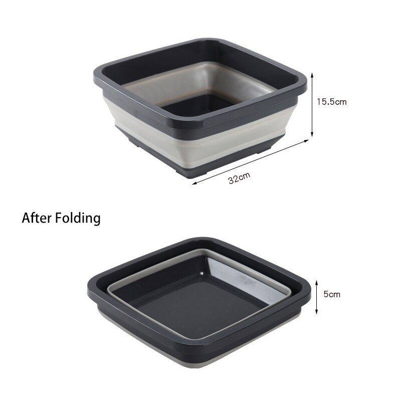 Vouwen Wassen Wastafel Badkamer Wastafel Keuken Opbergmanden Draagbare Reizen Outdoor Auto Opvouwbare Emmer Camping Benodigdheden