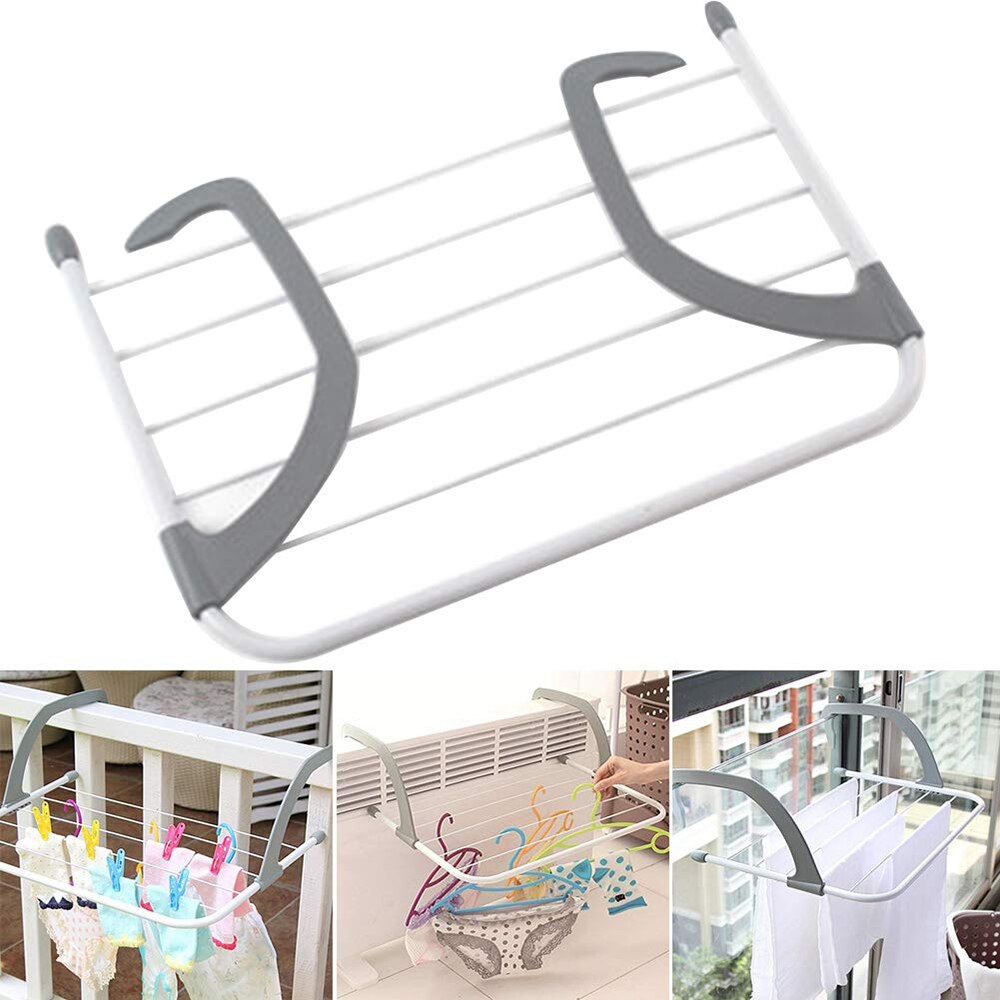 Kreative Funktionale Bad Towl Racks Magie Heizkörper Handtuch/Kleidung Klapp Pol Ständer Trockner Trocknen Rack 5 Schiene Bar Halter