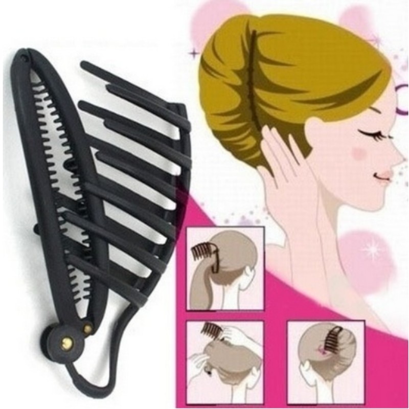 Clip de peinado rápido para mujer, peine de aumento de volumen, moño francés, accesorios para el cabello, herramientas