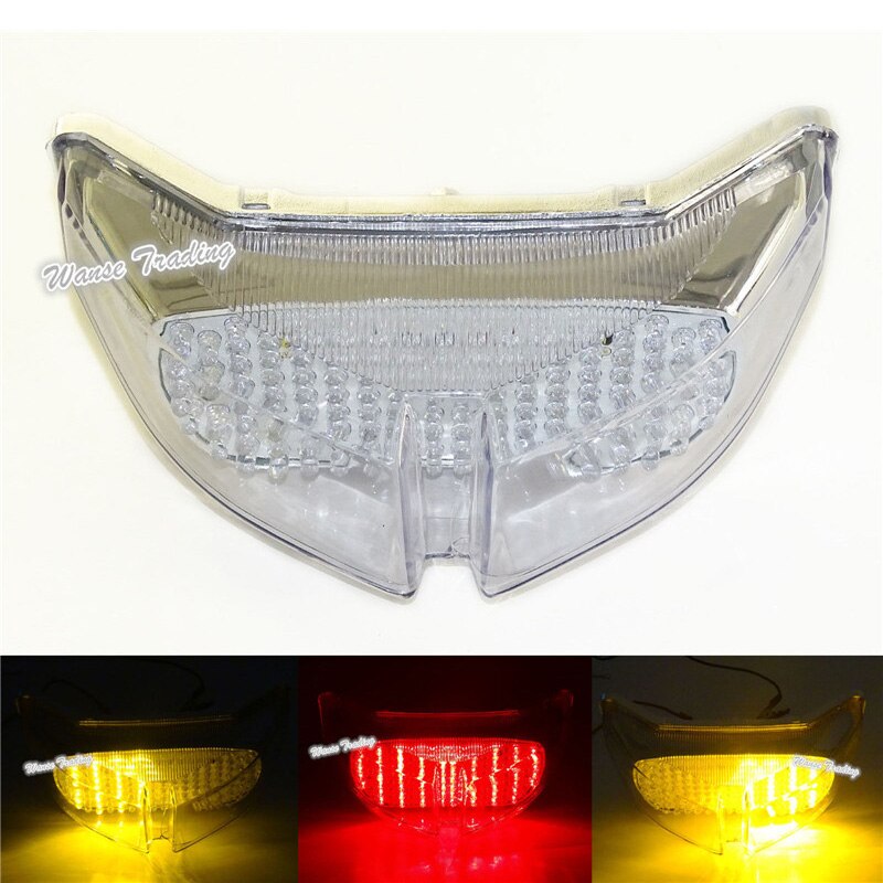 Waase voor yamaha  fz1 fzs 1000 fazer naked 2006 2007 e- mark achterlicht rem richtingaanwijzers geïntegreerde led-verlichting