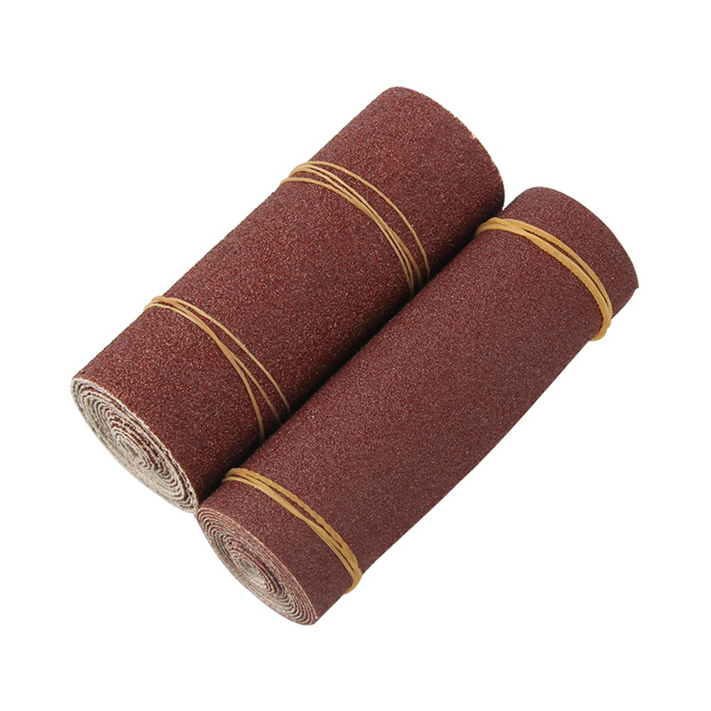 Rouleau de tissu émeri, papier de verre de polissage pour outils de meulage, papier de sable, feuilles abrasives, outil de travail du bois
