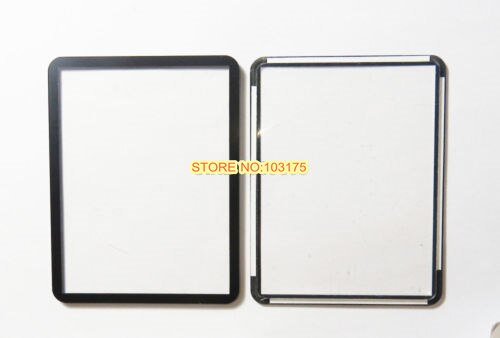 Nueva pieza de cristal de ventana de visualización de pantalla externa LCD para cámara Nikon D7100 con cinta