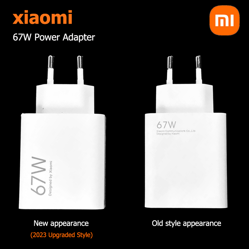 Original Xiaomi 67W Charger Fast Charging Cargador USB C Cable EU US Wall Adapter Redmi Note 14 13 12 Mi 14T 13 12 Turbo Poco X6