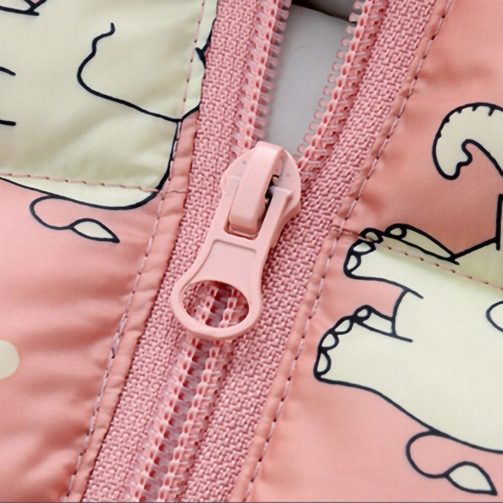 Kinderen Capuchon Jongens En Meisjes Cartoon Winter Kleding Jas Jongens Rits Jas Voor Kinderen Kinderkleding