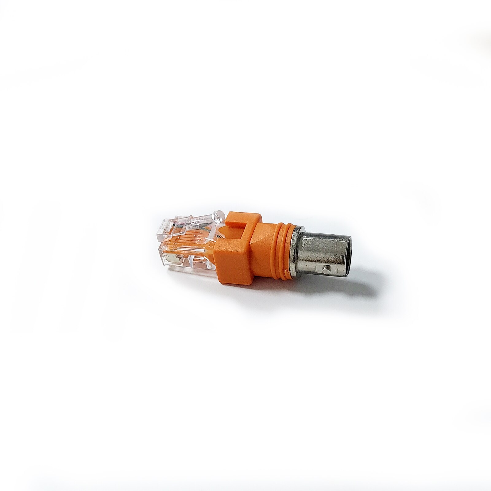 Specjalny 1PC RF żeński do RJ45 męski podłużny łącznik koncentryczny Adapter koncentryczny, złącze RJ45 do RF BNC złącze typu F