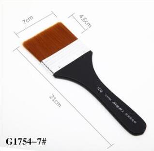 Pincel de lana de nailon para pintura de acuarela, pigmento de pintura acrílica, pincel para pintar Graffiti, suministros de herramientas de arte (2 #3/4 #/5 #6 #7 #8 #): 7cm