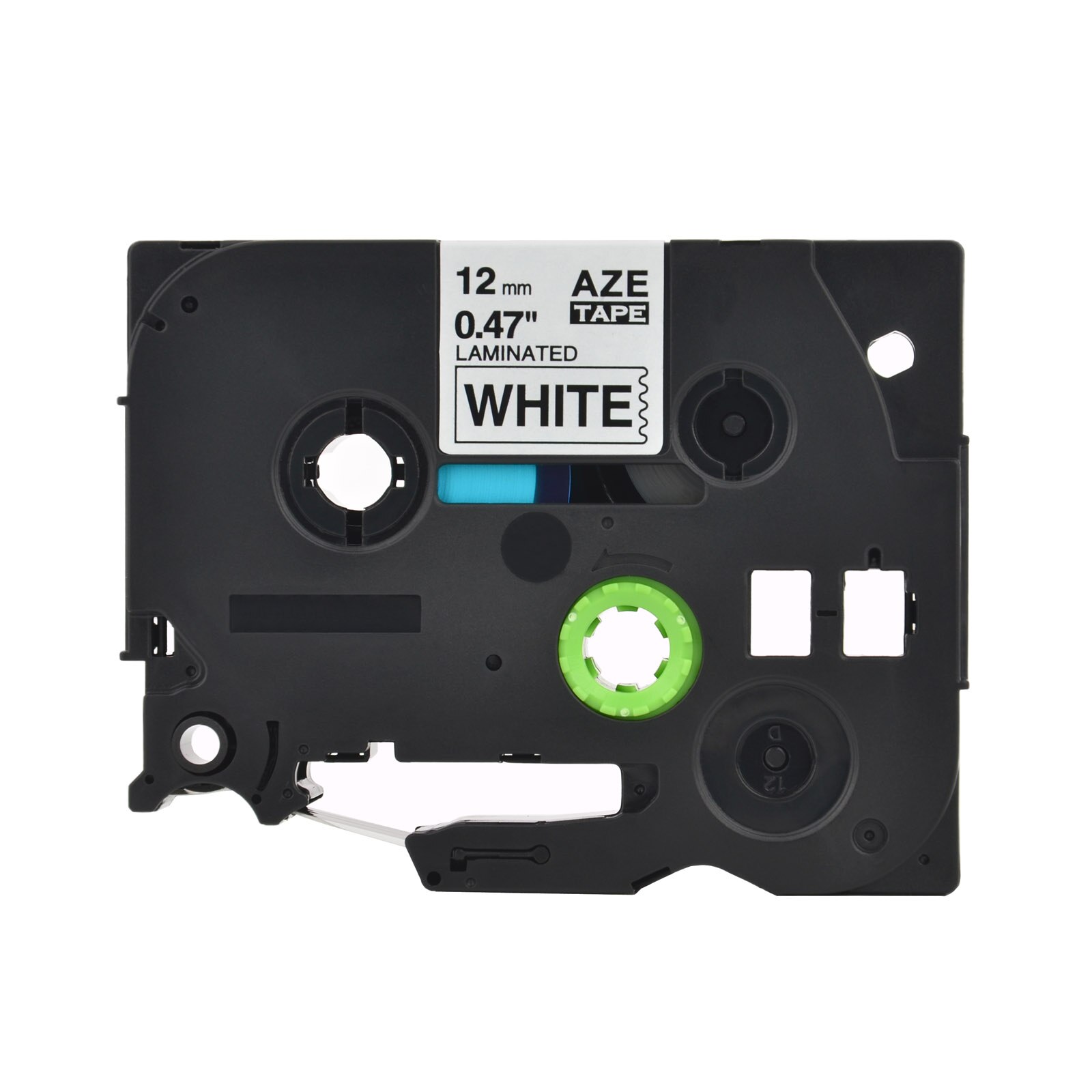 Black on White Label Tape 12mm 8m Compatible for Brother TZe-231 Tz Tze 231