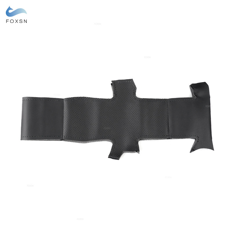 per Renault Clio 3 2005-2013 Clio 3 RS coprivolante cucito a mano fai da te in pelle microfibra perforata accessori per auto ordinare: Argento