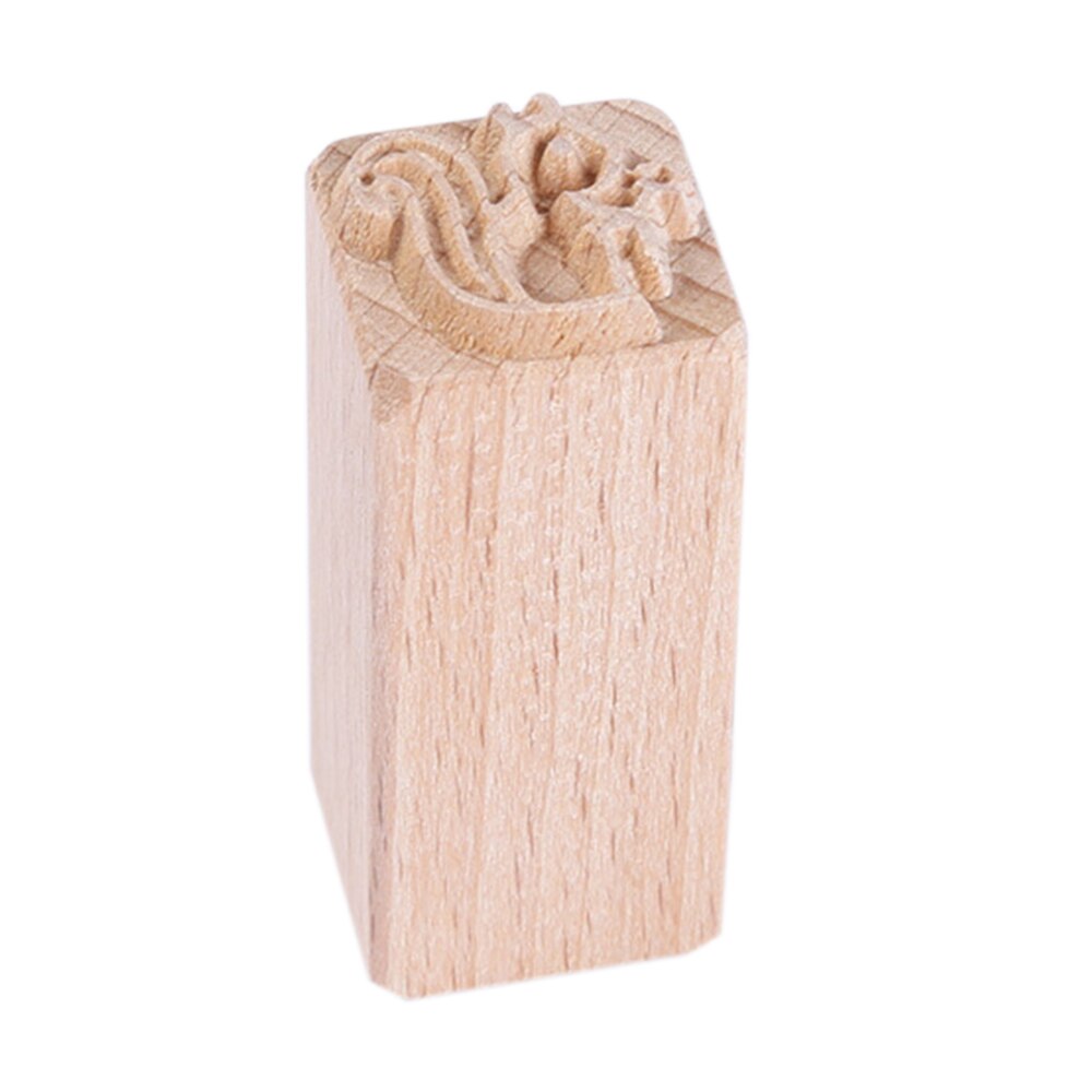 Sello de madera Quare Pasta impresión moldes galletas herramientas para hornear sello DIY pastel decoración suministros de cocina