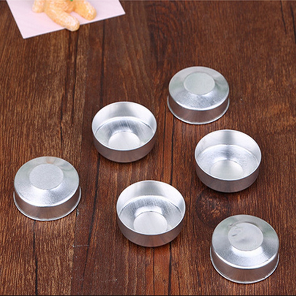 50 unids/set 3,8x1,58 cm de aluminio vacía de vela latas cera de vela tarros Cajas de almacenamiento contenedores DIY fabricación de velas moldes vela botes de lata