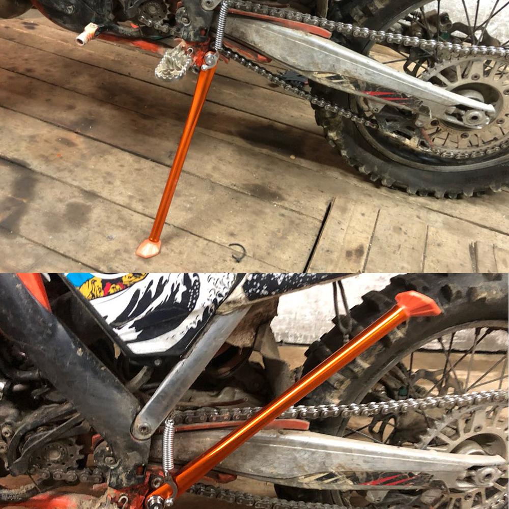 NOBIMOTO-support latéral de stationnement béquille + ressort moto CNC alliage forgé pour EXC EXC-F XC XC-F XC-W EXC-R XCF-W EXCF XCW XCR-W