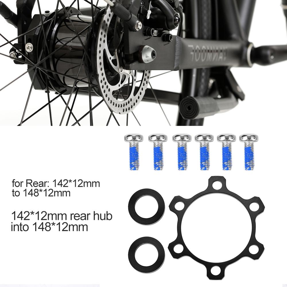 Alloy Cycling Bike Bicycle Boost Hubs 142MM to 148MM Conversion Kit Rear Hub Adapter Conversion 110MM Front Hub Bicycle Hubs