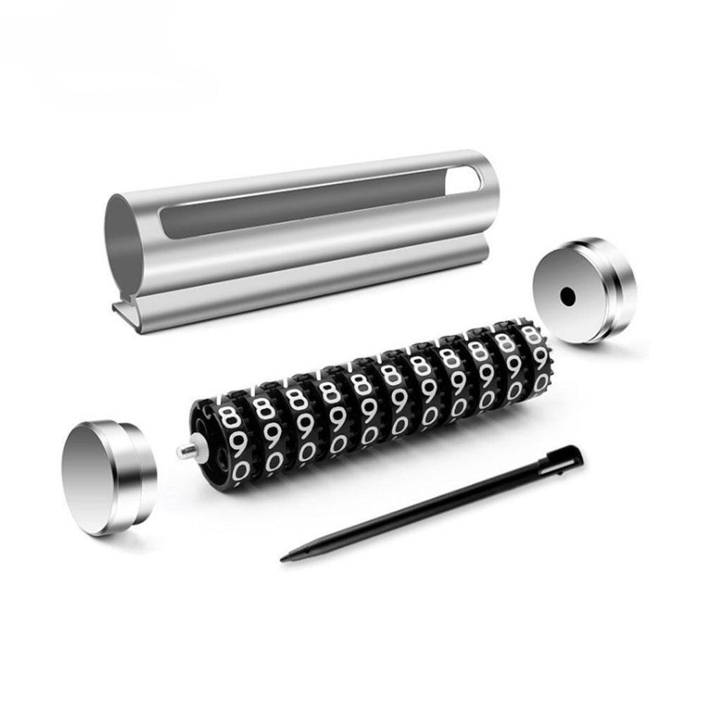 Luminous Car Temporary Parking Card Phone Number Plate Magnetic Adsorption 3D Auto Mobile Phone Number Card Car Sticker