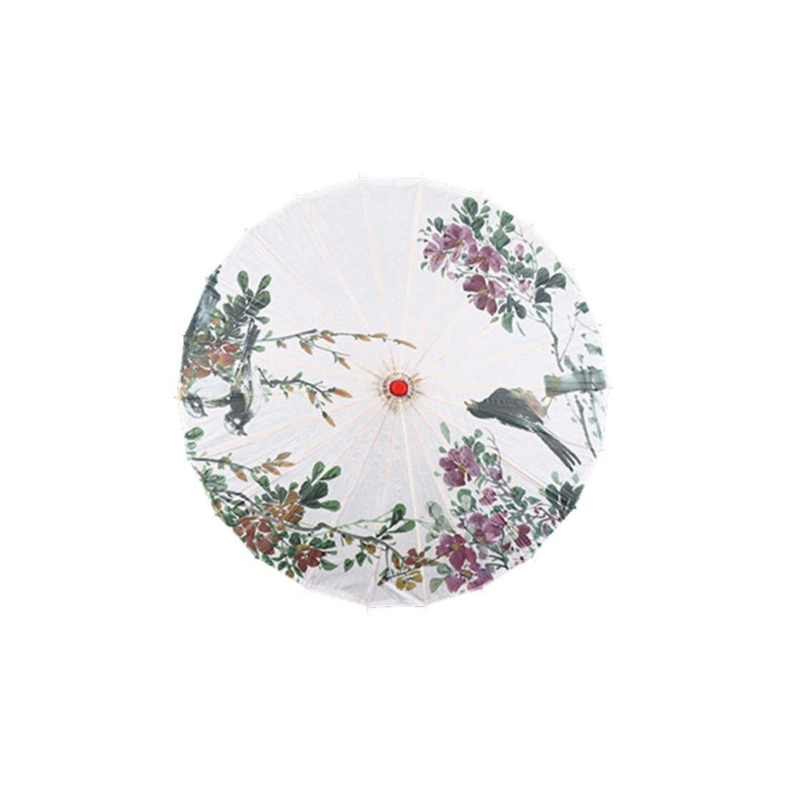 Decorative Umbrella Chinese Style Oil Paper Umbrella Silk Women Umbrella Japanese Cherry Blossoms Silk Ancient Dance Umbrella: 04 84cm