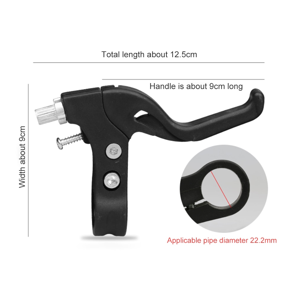 2pcs Bicycle Brake Lever Mountain Bike Handle Parts V Brake Road Bike Accessories Components Aluminum Alloy Brake Handle Levers