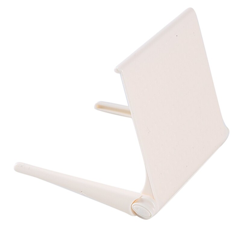 Computer Monitor Riser Desktop Ondersteuning Plastic TV Rack Display Stand multifunctionele Locker: WHITE