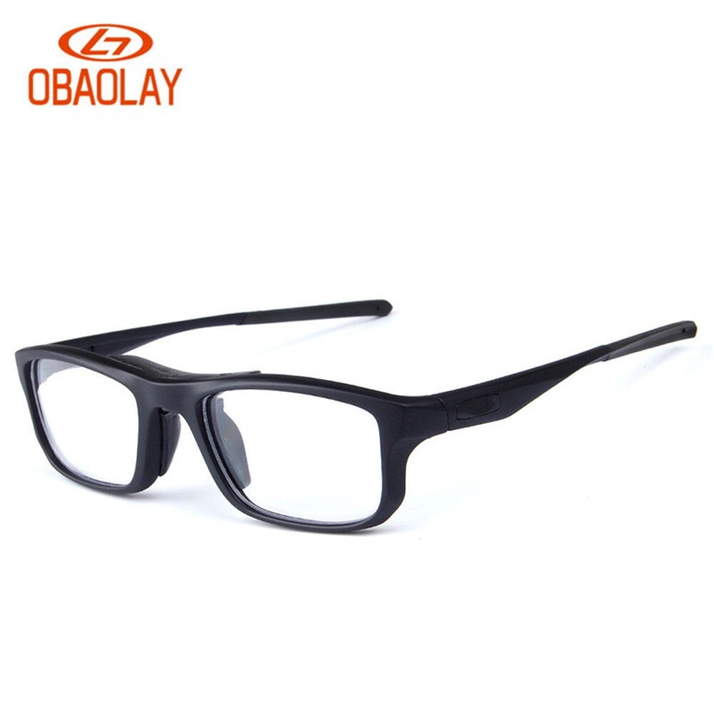 24g ultraleichte  tr90 unisex basketballbrillen mit stoßdämpfenden eigenschaften, schutzbrillen für training und sport, sonnenbrillen, optische brillenfassungen: Schwarz