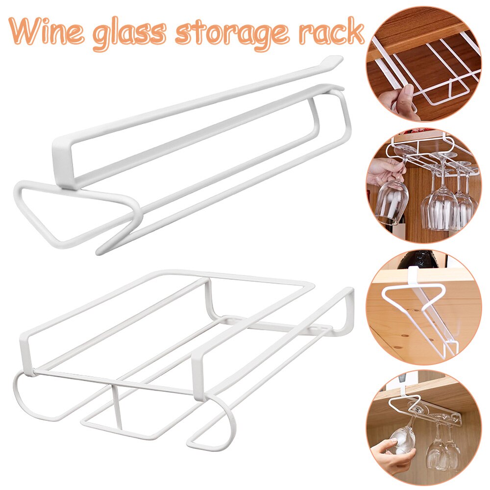 Wijnglas Houder Hanger Plank Voor Wijnglas Rvs Wijnrek Muur Opknoping Cup Opslag Plank Bar Accessoires