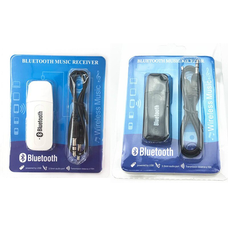 Car Bluetooth Receiver A2DP Dongle Music mp3 Audio Receiver Wireless USB Adapter for Car AUX Android/IOS Mobile Car Accessories