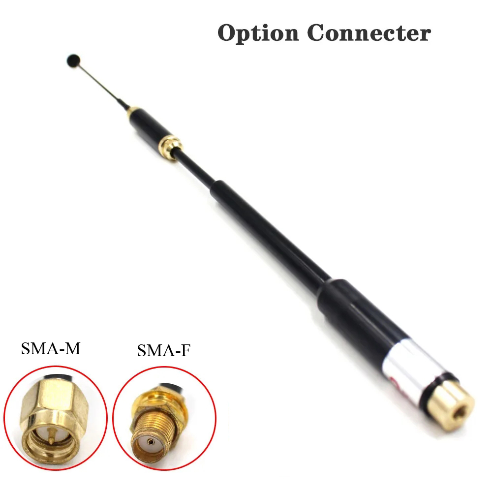 Antena teleskopowa AL-800 dwuzakresowy SMA-F antena o dalekim zasięgu 144/430MHz dla UV-25D Leixen NOTE TYT BAOFENG UV-25 Walkie Talkie