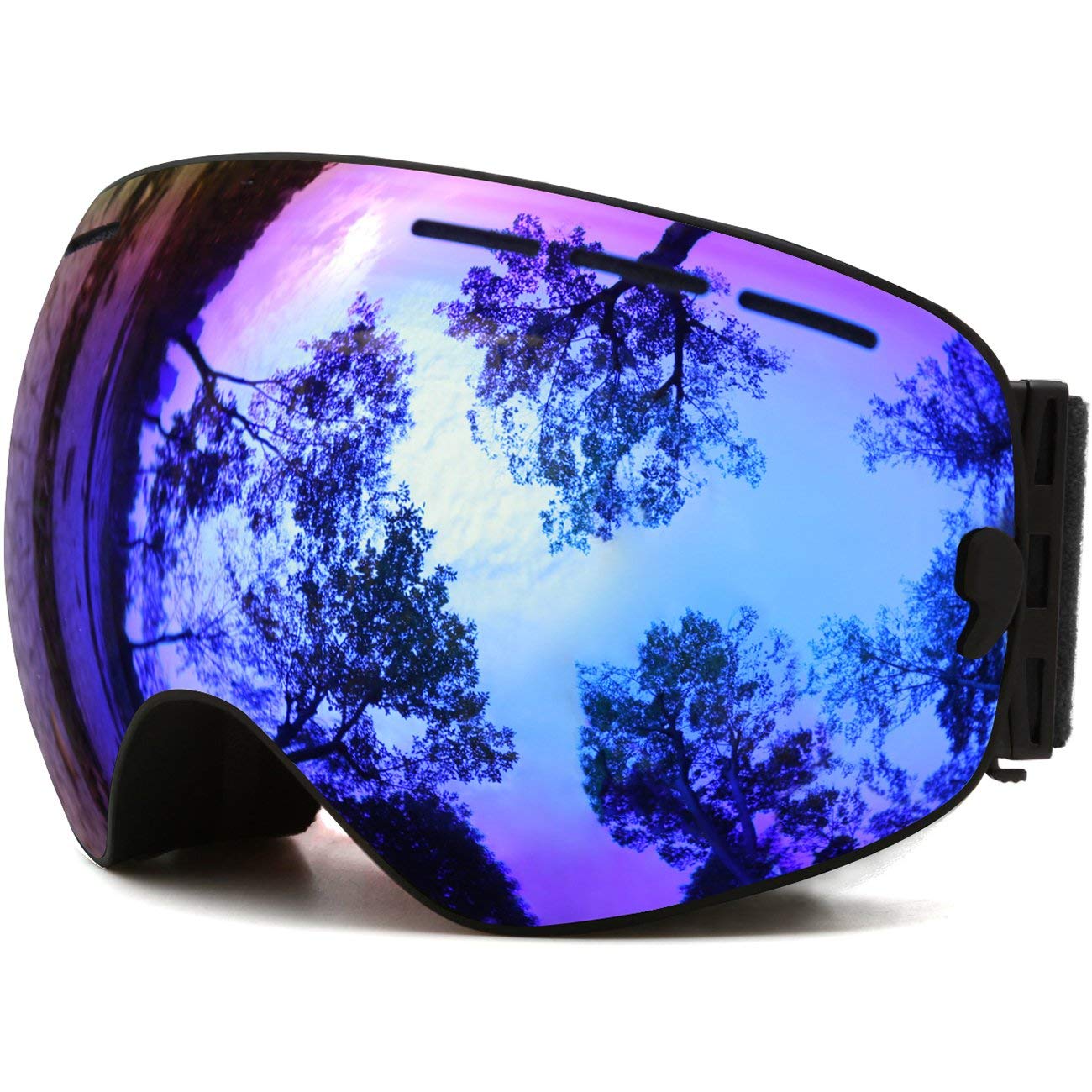 Lunettes de ski double couche anti-buée UV400, grand masque de ski, lunettes de neige pour hommes et femmes, masques de snowboard: MULTI