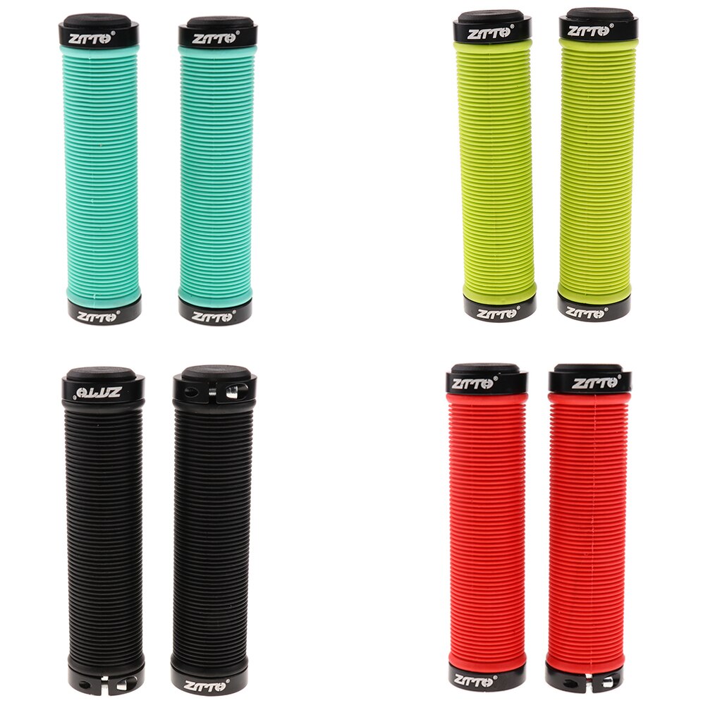 Poignées de guidon de vélo vtt en Gel de Silicone, antidérapantes, à verrouillage