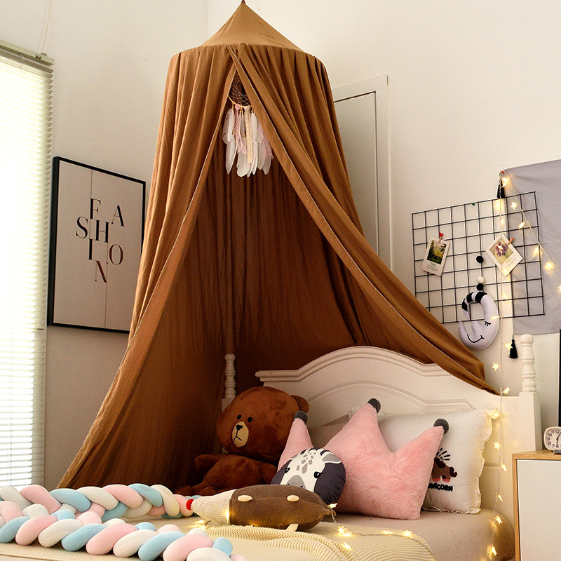 Baby Crib Bed Tent Koepel Klamboe Baby Bed Girl Room Decor Kids Bed Luifel Tent – Grandado