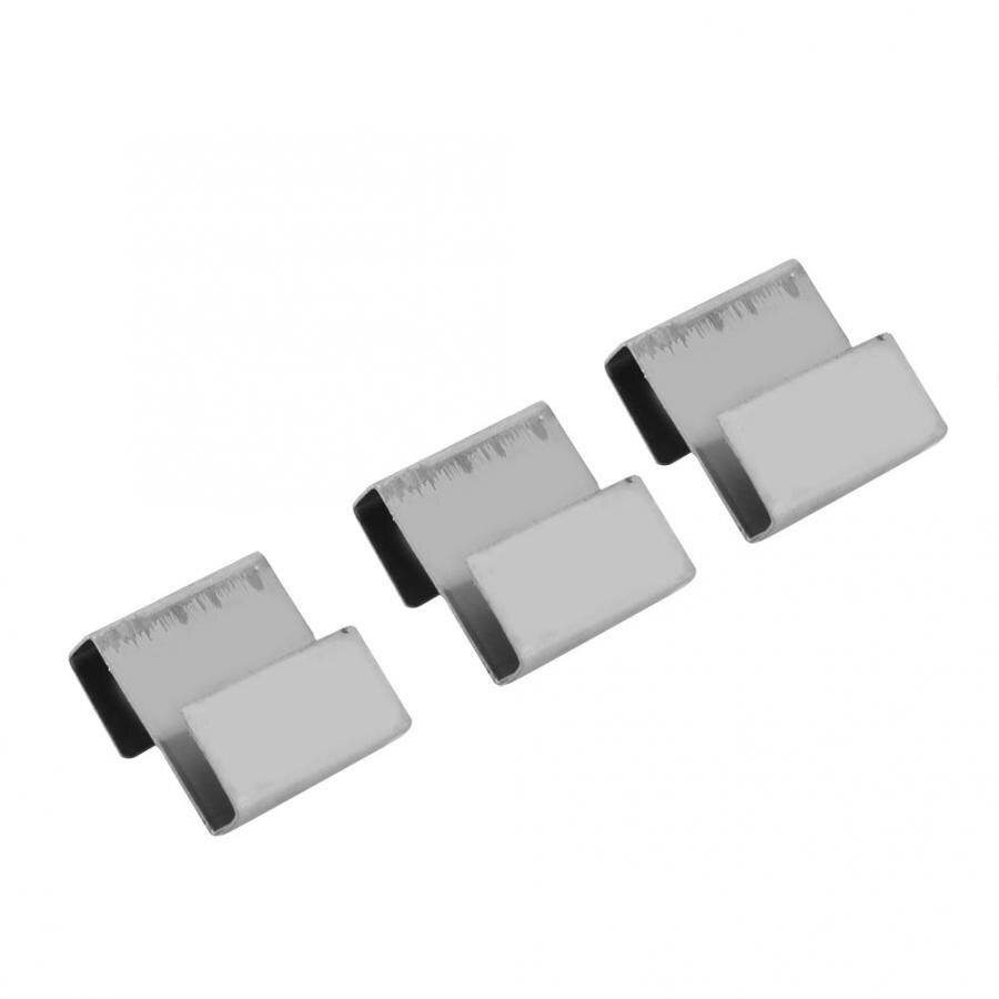 Pince de fixation de cadre en verre Durable, Clips en acier inoxydable pour serre-cadre en verre, support à main courante en verre réglable, 50 pièces