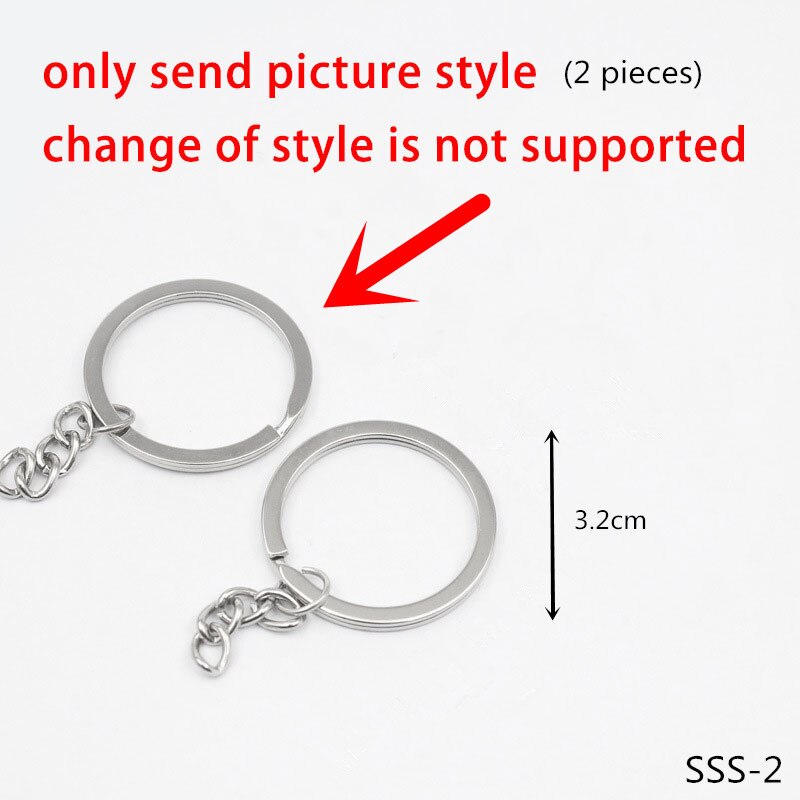 To My Son Daughter Keychain Man Key Chain Bags Women Key Ring Chain for Pants Kids Pendant Key Holder Alloy Brelok: SSS-2 / 32MM