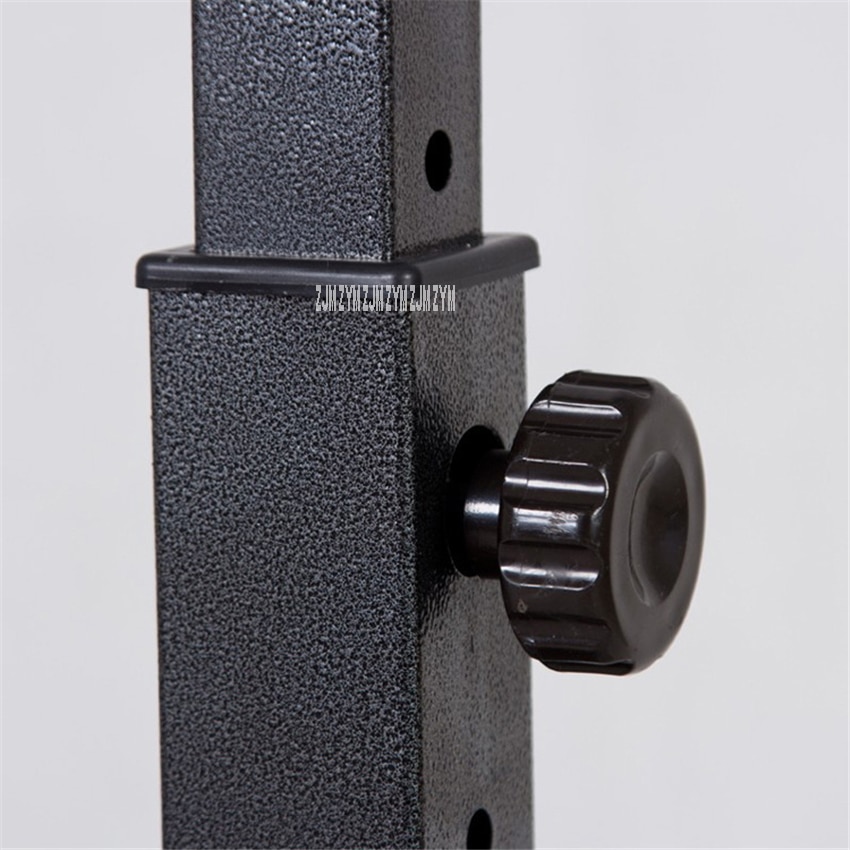 Steel Barbell Stand Weight Lifting Split Barbell Squat Rack Stand Adjustable Height Barbell Semi-Frame Indoor Fitness Equipment