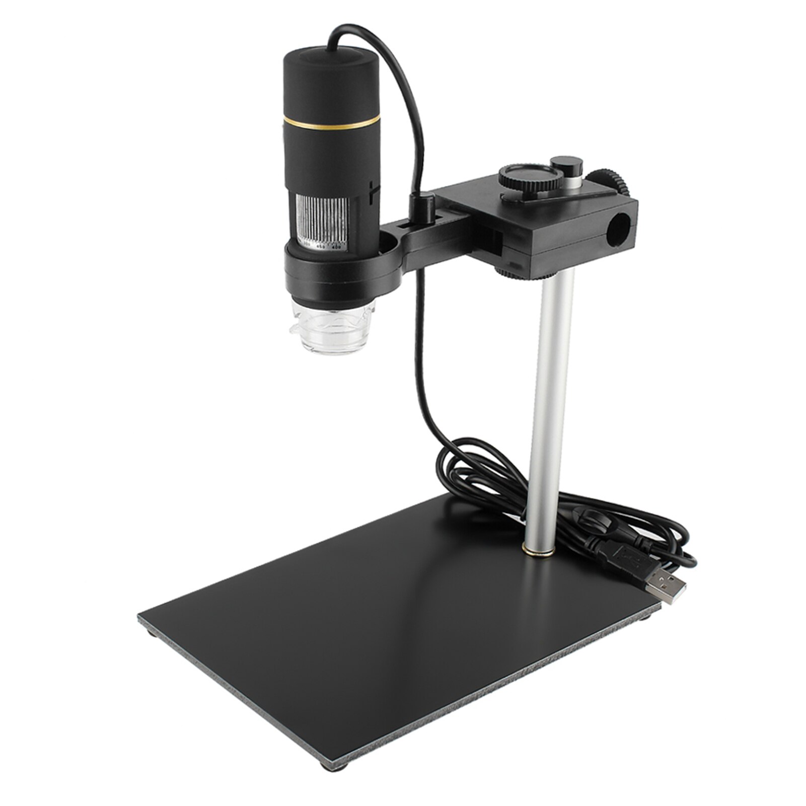 Kkmoon 1000X Vergroting Usb Digital Microscope Met Otg Endoscoop 0.3M Cmos Sensor 8-Led Light Vergrootglas Vergrootglas: Goud