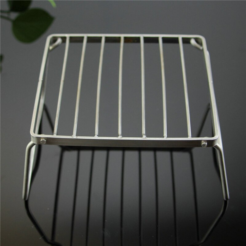 Burner Rack Stainless Steel Small Gas Stove Support Folding Campfire Charcoal Grill Stand