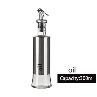 Keuken Olijfolie Cruet Fles Azijn Dispenser Olie Container No-Drip Dubbele Muur Koken Olie Dispensering Fles Vaatwas Veilig: Oil