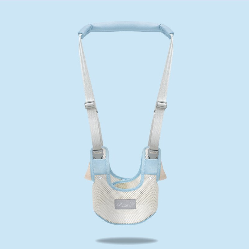 Baby Learning Walking Training Safe Keeper Toddler Harness Backpack Leash Stand Up Strap Breathable Cotton Belt Safety Reins: Blue