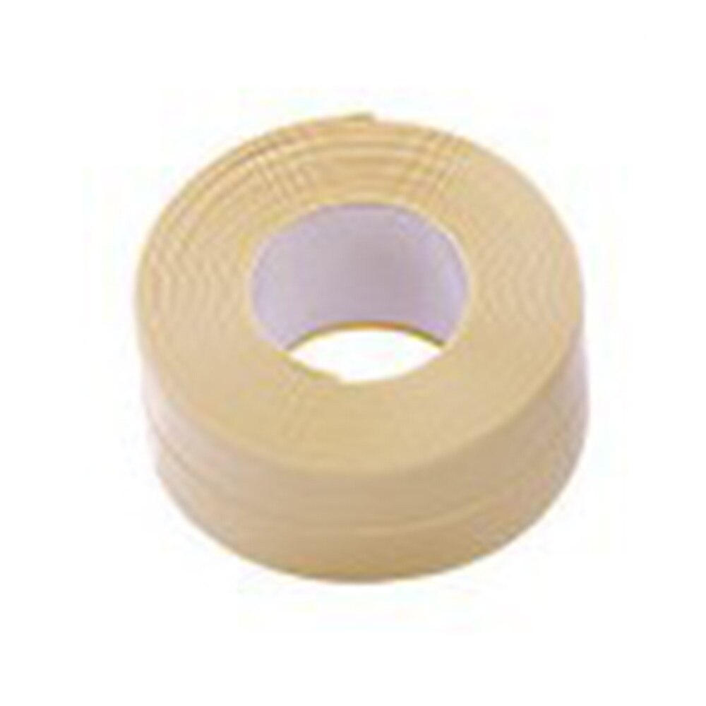 3.8x320cm PVC łazienka prysznic zlew wanna taśma uszczelniająca taśma biała wodoodporna olejoodporna samoprzylepna naklejka szkolne: Światło żółty