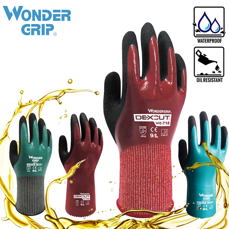 1 paar Öl Beständig Handschuhe Nitril Gummi Abriebfest Handschuh Antibiotikum Wasser Beweis Handschuh Chemische Beständig Arbeit Handschuh
