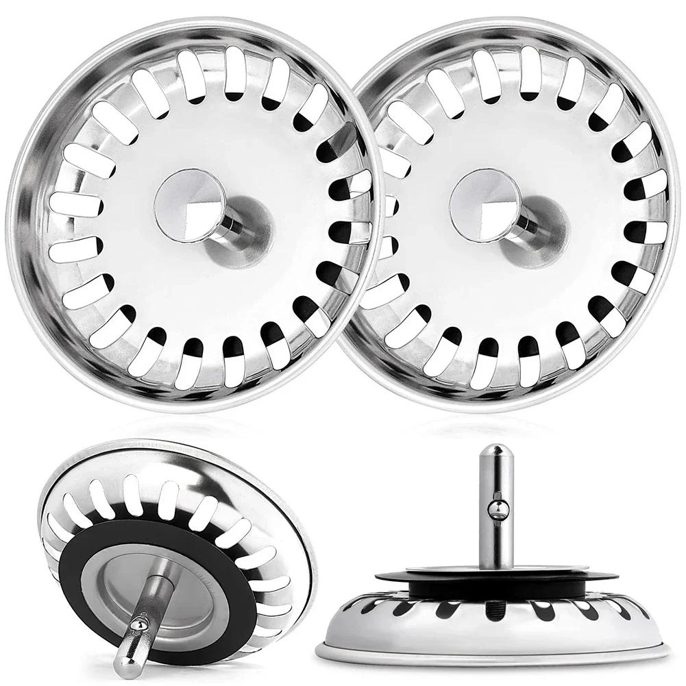 80mm/82mm/84mm Bathroom Sink Strainer sink sieve Stainless Steel Water Stopper Sink Water Filter Plug kitchen sink plug
