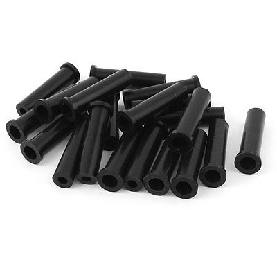 20pcs 10-6mm Rubber Strain Relief Cord Boot Protector Sleeve 50mm for Power Tool