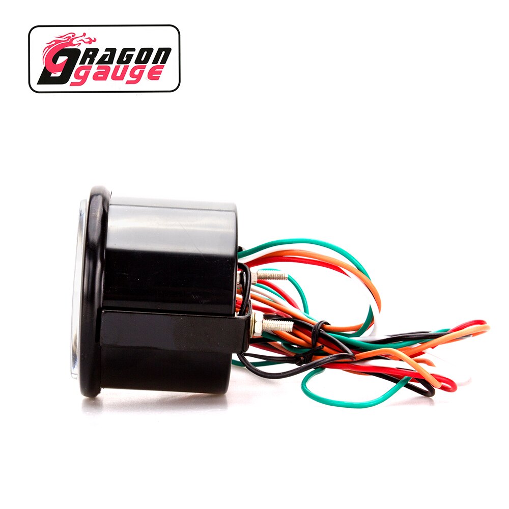 Tacómetro de coche DRAGON 」, medidor de RPM, pantalla Digital LED, conversión de luz roja y azul, medidor avanzado de Ventas de Fábrica para coche de 12V, 52MM