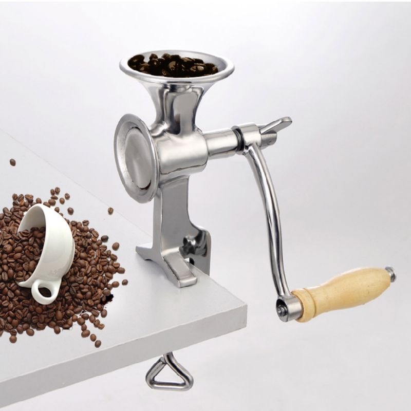 Manuelle Kaffeemühle Mühle mit Befestigungs Clip Hand Kurbel Tragbare Reise Camping Einstellbare Multifunktions Schleifen